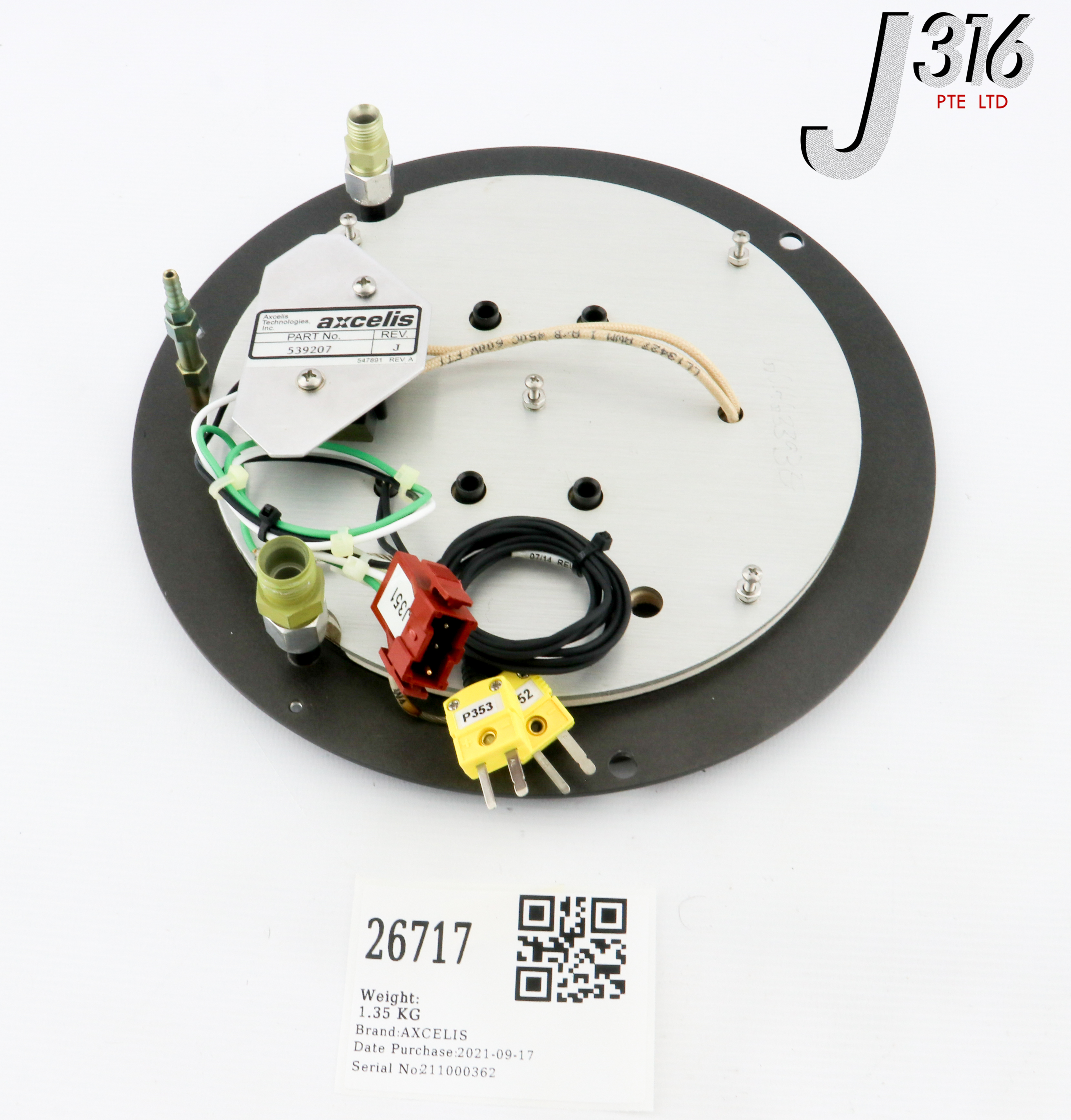 しょう③ 26717 AXCELIS THERMOCHUCK, 200MM 539207 | eBay